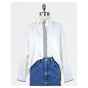 vintage 90's GAP embroidered shirt